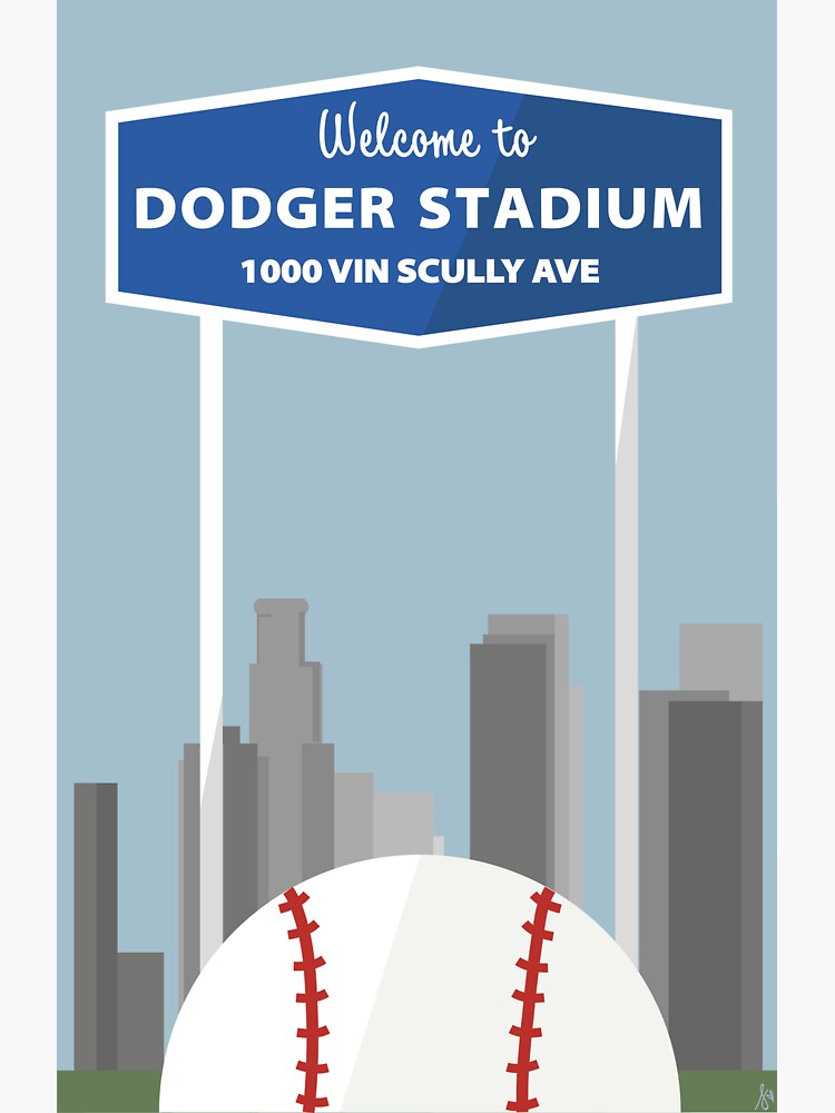 Los Angeles Dodgers Stadium 3D Ballpark Scrapbook Sticker – Sports