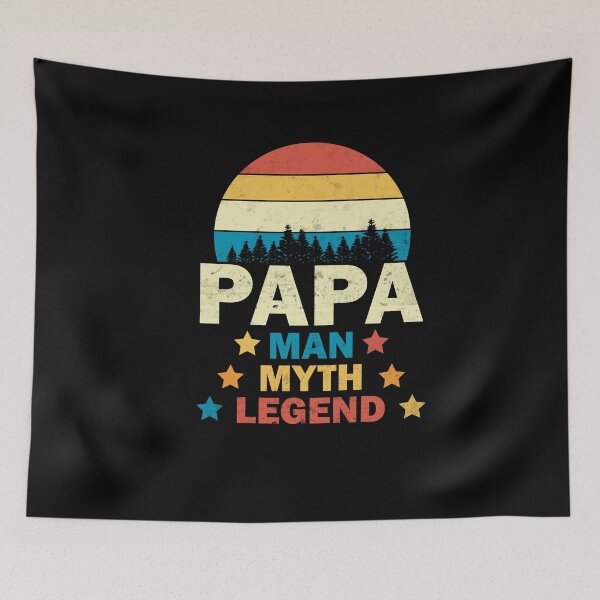 Item preview, PAPA is the  Man Myth Legend Vintage designed and sold by thehafdesigner.