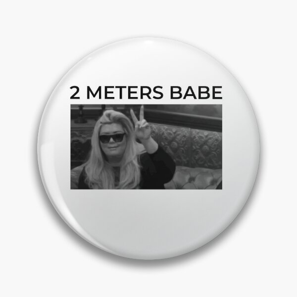 Item preview, Gemma Collins: 2 metros nena meme humor blanco designed and sold by Knity.