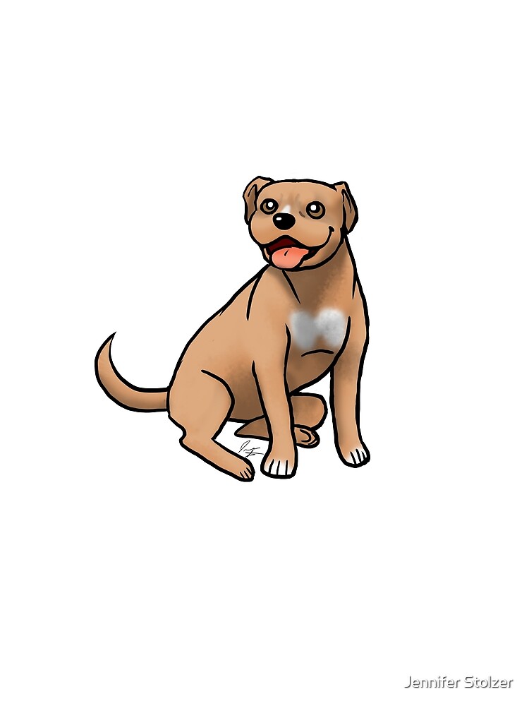 American Pit Bull Terrier - Red by jameson9101322