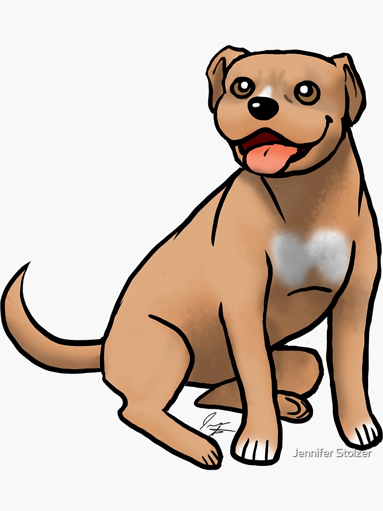 American Pit Bull Terrier - Red by jameson9101322