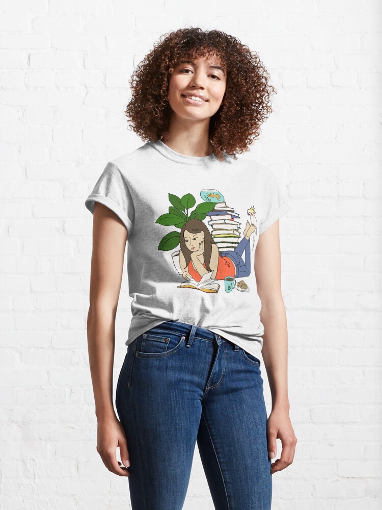 Alternate view of Happy Staying Home Classic T-Shirt