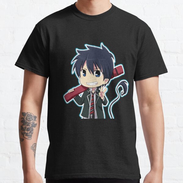 Blue Exorcist T Shirts Redbubble - blue exorcist roblox shirt