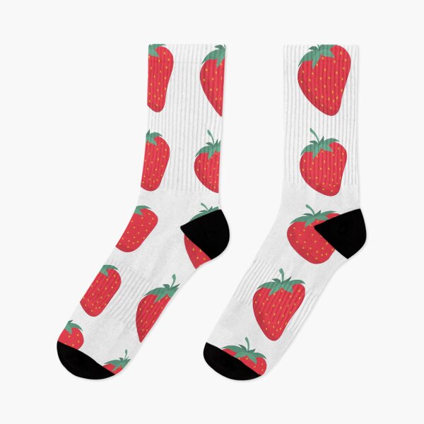 Item preview, Summer Strawberry Pattern Background designed and sold by flying-flamingo.