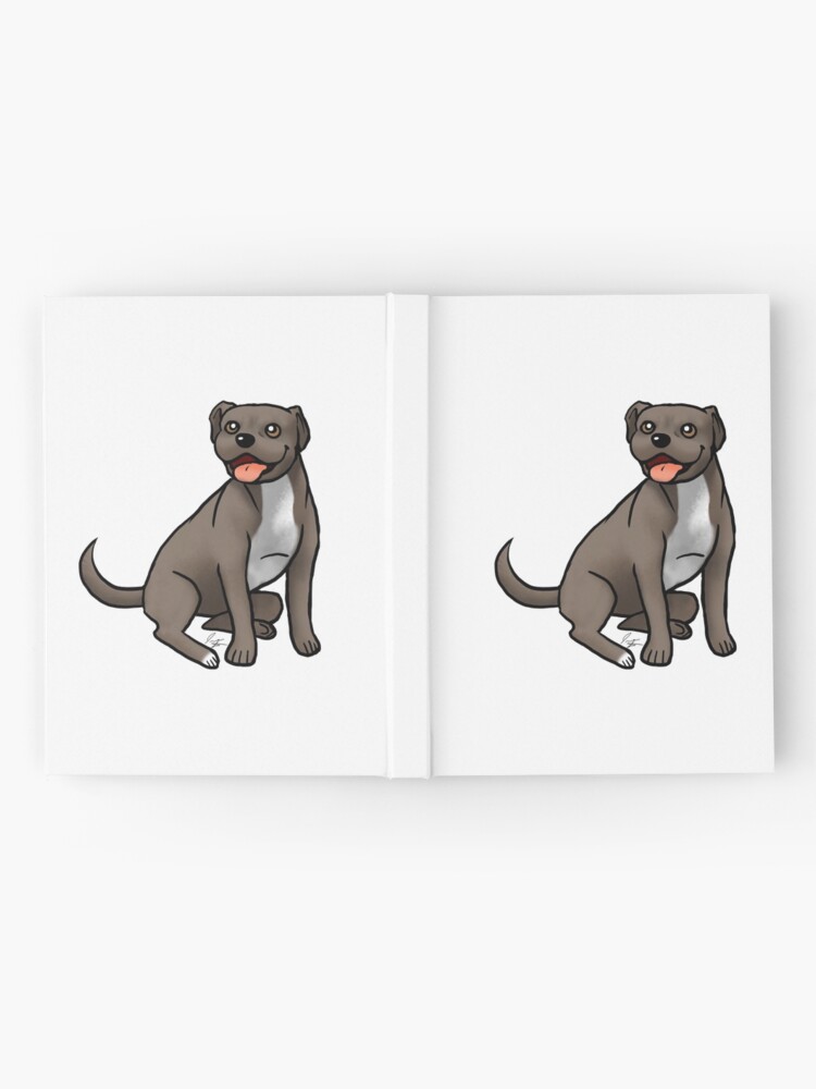 Alternate view of American Pit Bull Terrier - Brown and White Hardcover Journal