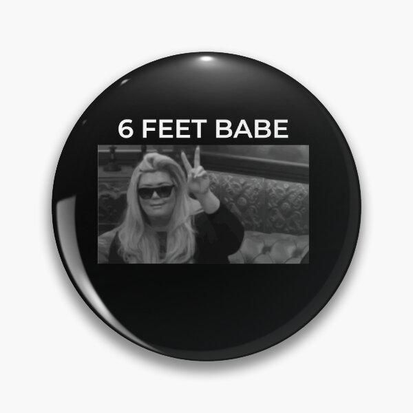 Item preview, Gemma Collins: 6 feet babe meme black Mood designed and sold by Knity.