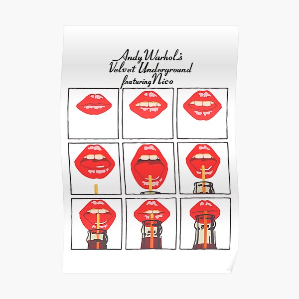 Andy Warhol's Velvet Underground featuring Nico Poster, Shirt, Sticker, Mask Poster