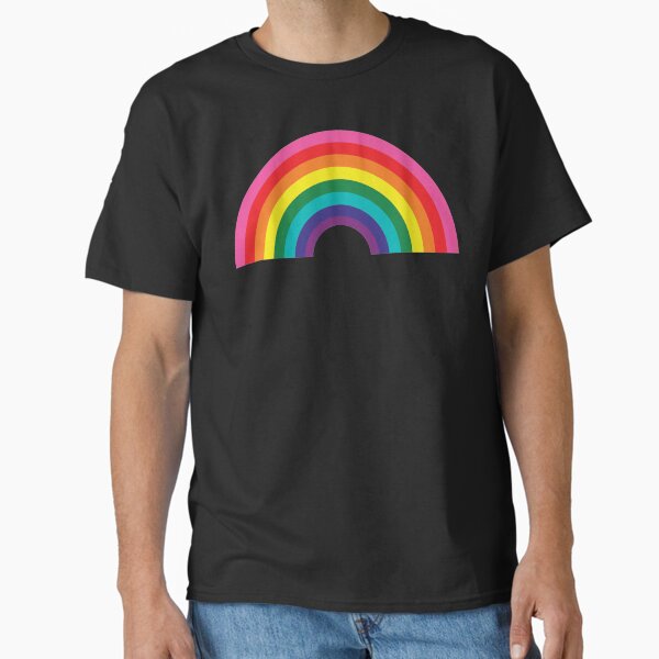 Vista previa del artículo con la obra «Orgullo original de Gilbert Baker de 1977, lindo arcoíris», diseñado y vendido por HumaniTEES.