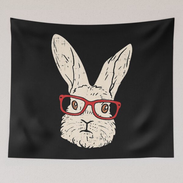 Item preview, Rabbit Glasses Funny Rabbit Cool Nerd designed and sold by PetimatSultygov.