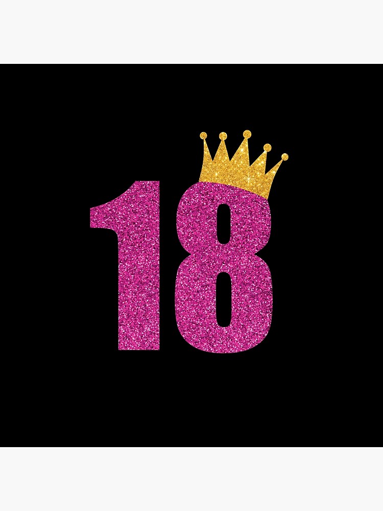 18th Birthday Girl Pink Princess Queen