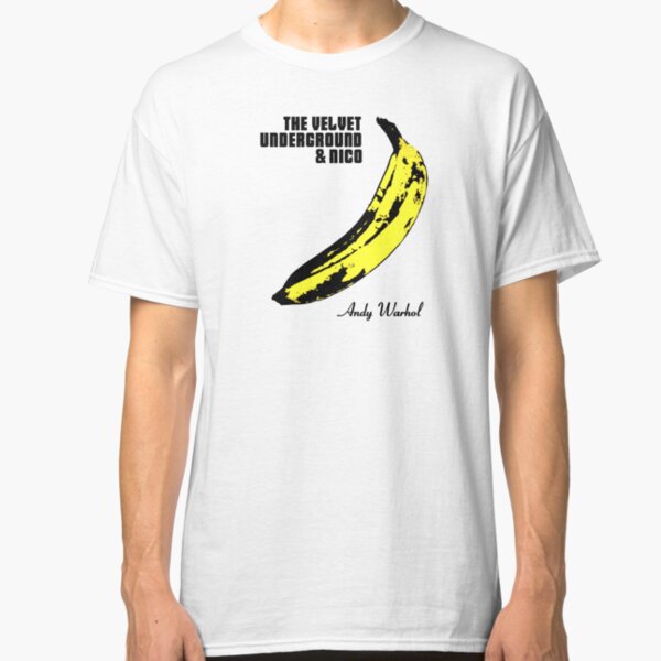 Velvet Underground & Nico Andy Warhol Shirt, Sticker, Hoodie, Mask Classic T-Shirt