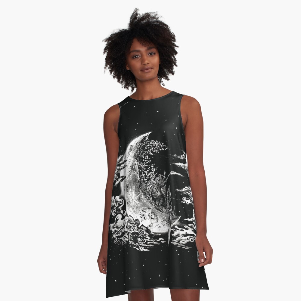 Moon House A-Line Dress