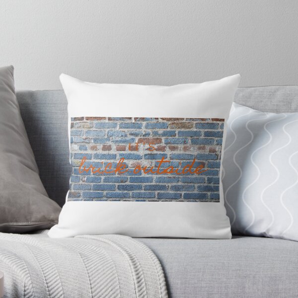 It's Brick. Throw Pillow
