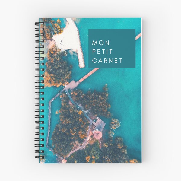 Item preview, Tropical beach notebook designed and sold by Lapetiteredac.