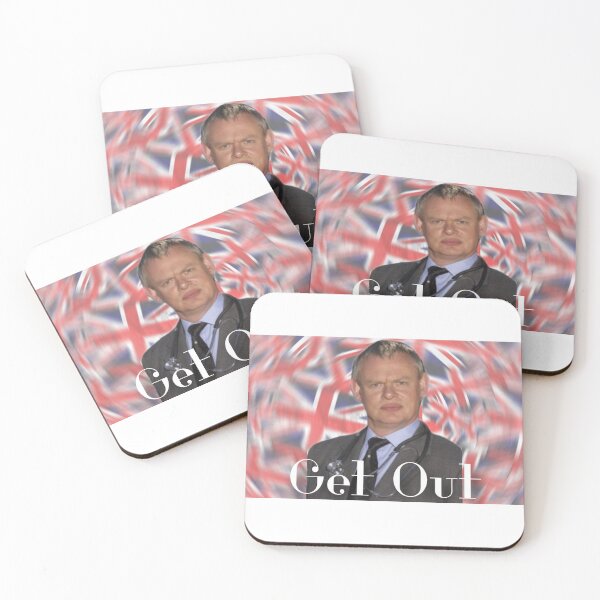 Item preview, Doc Martin “Get Out” designed and sold by Custom-Heraldry.