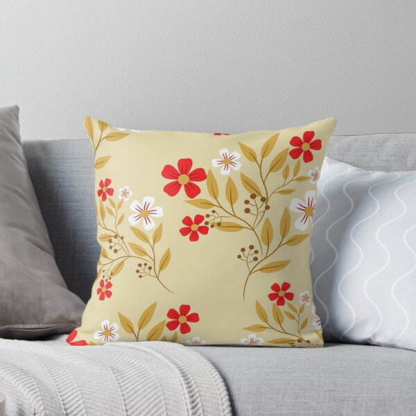 Item preview, Beautiful Red and Yellow Floral designed and sold by 4thcode.