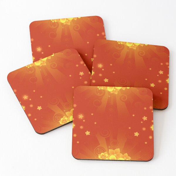 Item preview, Background with orange flowers designed and sold by Blackmoon9.