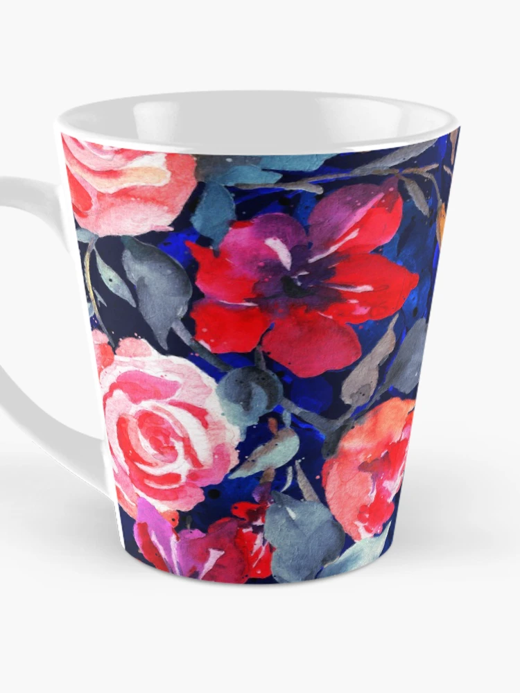 Thumbnail 3 of 4, Coffee Mug, Midnight Roses designed and sold by Mandala Of Life.