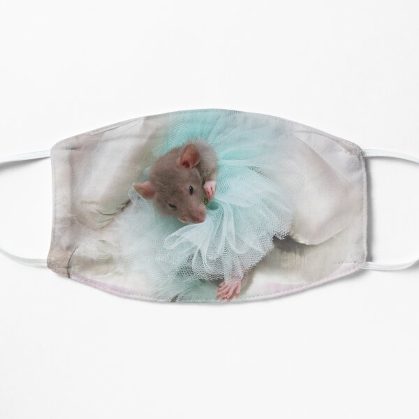 Dumbo Rat Ballerina Adjusting Her Tutu Flat Mask