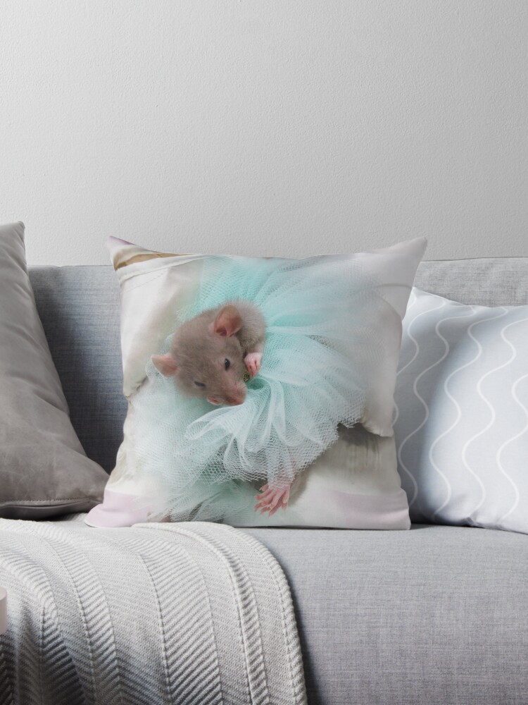 Ballerina 2024 throw pillow