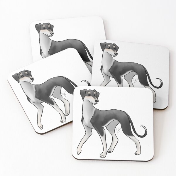 Item preview, Dog - Saluki - Black and White Irish Pattern Smooth designed and sold by Jennifer Stolzer.
