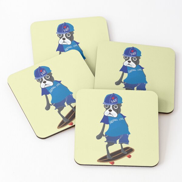 Item preview, Boston Terrier Skateboards Surf Skate designed and sold by hilodiego.