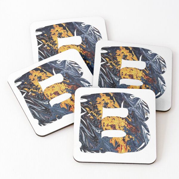 Item preview, B - FONT - FIRE BLUE designed and sold by GINTART.