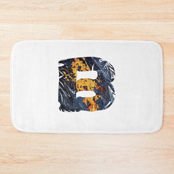 Item preview, B - FONT - FIRE BLUE designed and sold by GINTART.
