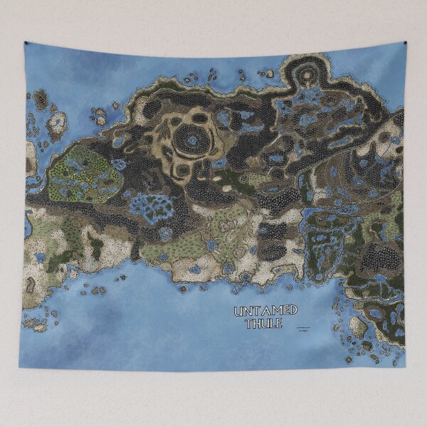 Item preview, Map of Thule designed and sold by Dungeonmusings.