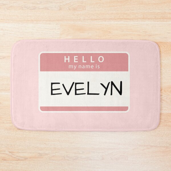 Item preview, Hello my name is Evelyn designed and sold by melbournegirl.