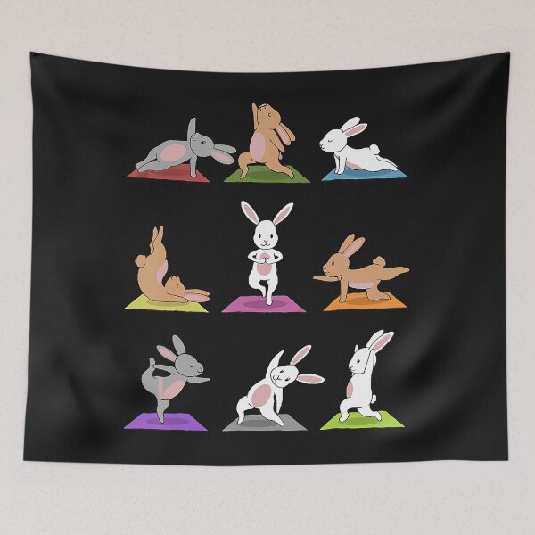 Item preview, Rabbit Yoga Gift Funny Rabbits In Yoga designed and sold by PetimatSultygov.