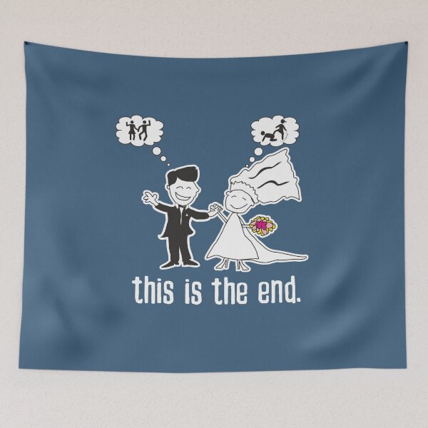 Item preview, Funny Marriage Life Wedding Humor Gift Cute Groom and Bride Thoughts  designed and sold by alenaz.