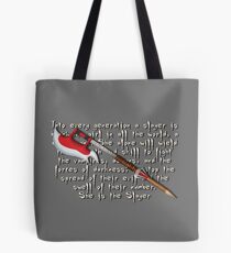 Buffy Slayer Scythe Tote Bag
