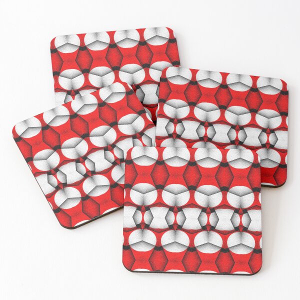 Item preview, Strong red geometric pattern. designed and sold by MarilynBaldey7.
