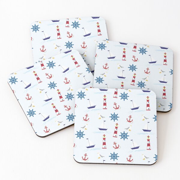 Item preview, boat, ship, anchor, lighthouse designed and sold by soleil shine.