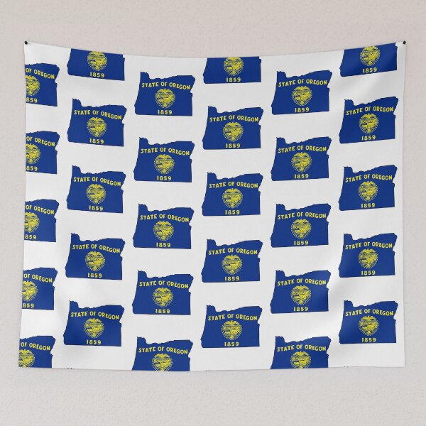 Item preview, Oregon with State Flag designed and sold by pbportfolio.