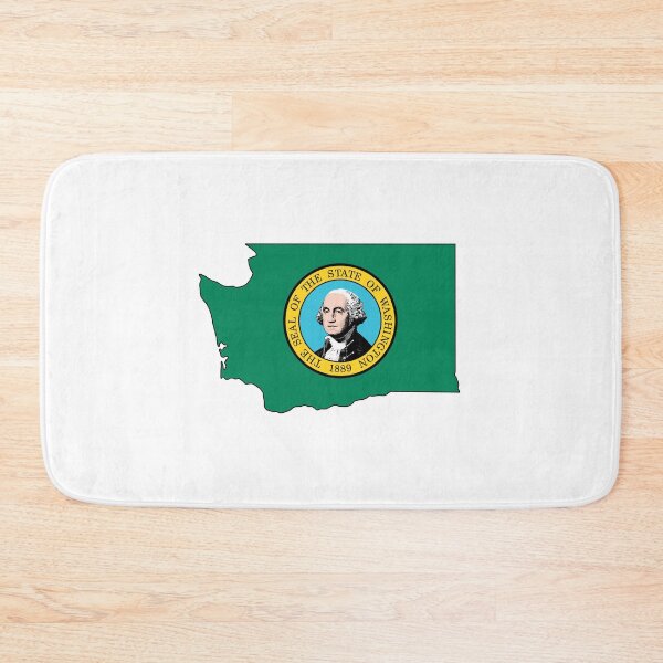 Item preview, Washington State with State Flag designed and sold by pbportfolio.
