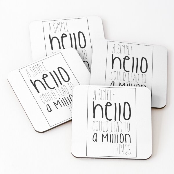 Item preview, Simple Hello designed and sold by myzzk.