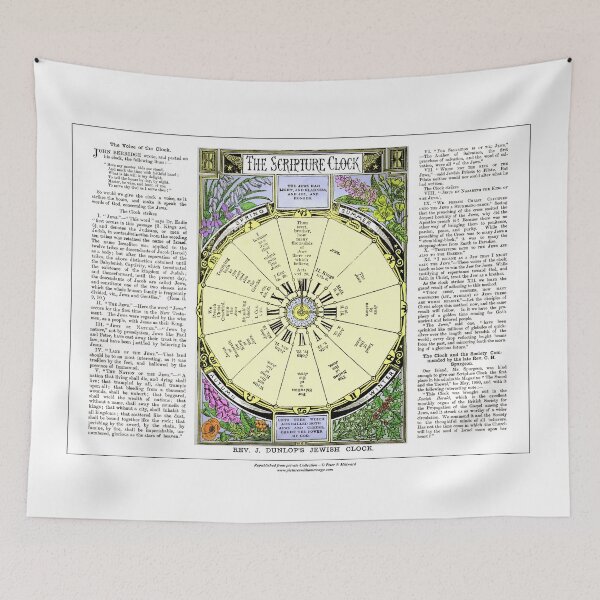 Item preview, The Scripture Clock designed and sold by Pictures With A Message.