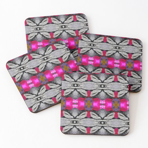 Item preview, Hot pink petals with grey designed and sold by MarilynBaldey7.