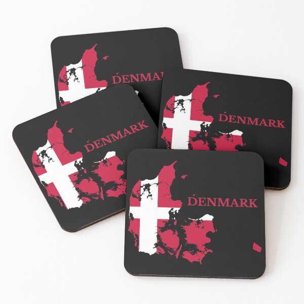 Item preview, Denmark Map Flag, Danish designed and sold by marosharaf.