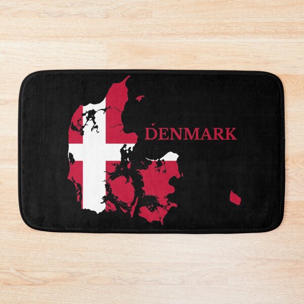 Item preview, Denmark Map Flag, Danish designed and sold by marosharaf.