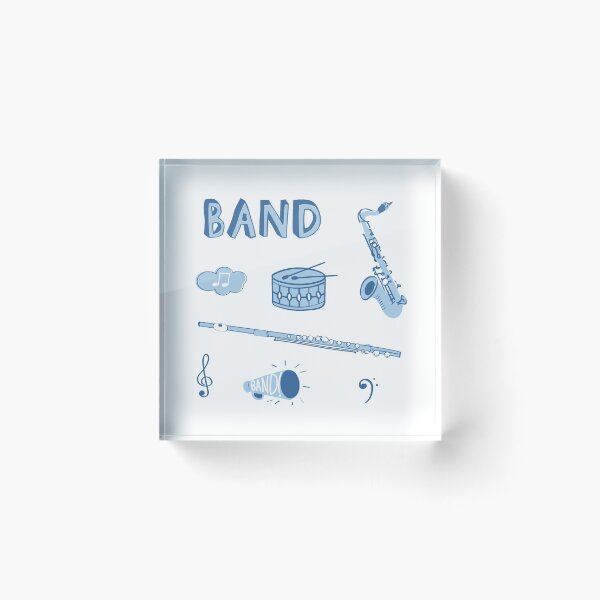 Artikelvorschau, Hellblaue Band School Subject Pack entworfen und verkauft von The-Goods.