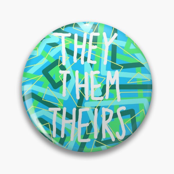 Item preview, They Pronouns 2 designed and sold by Hyladae's Art.