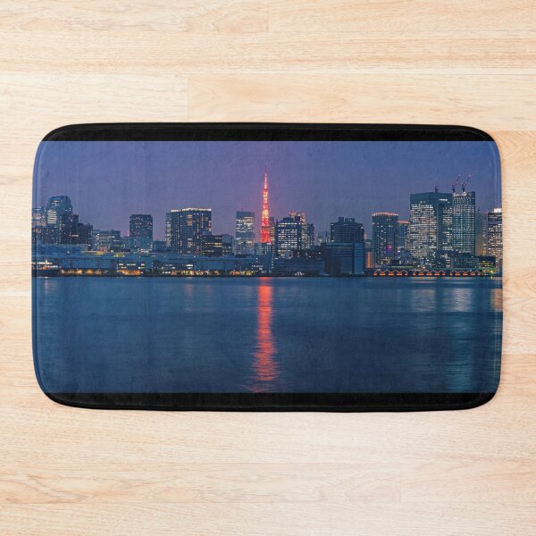 Item preview, Tokyo Skyline with Tokyo Tower (Panoramic) designed and sold by Jordan McChesney.