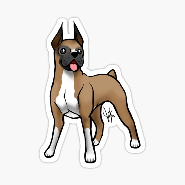 Boxer - Fawn Sticker