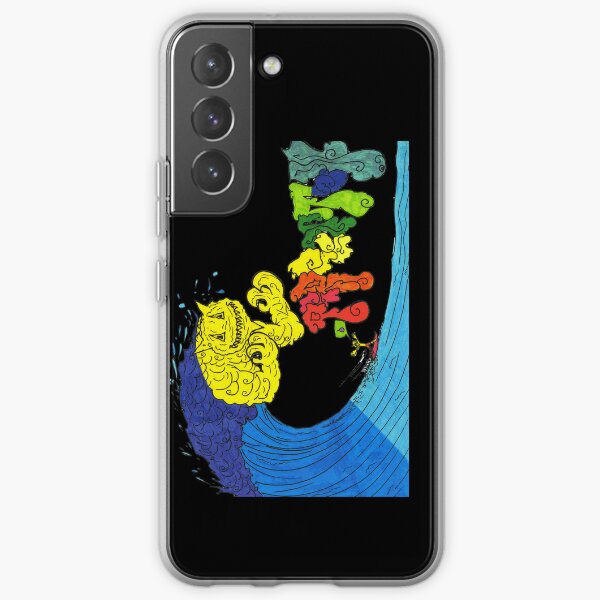 Percentum surfer - black Samsung Galaxy Soft Case