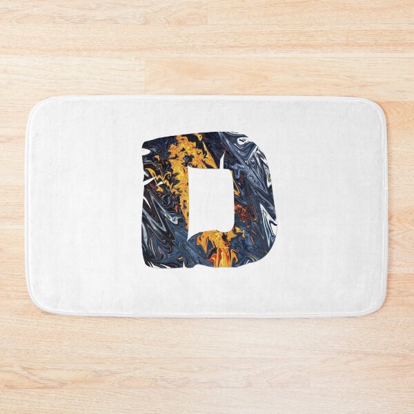 Item preview, D - FONT - FIRE BLUE designed and sold by GINTART.