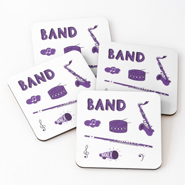 Item preview, Purple Band School Subject Sticker Pack designed and sold by The-Goods.