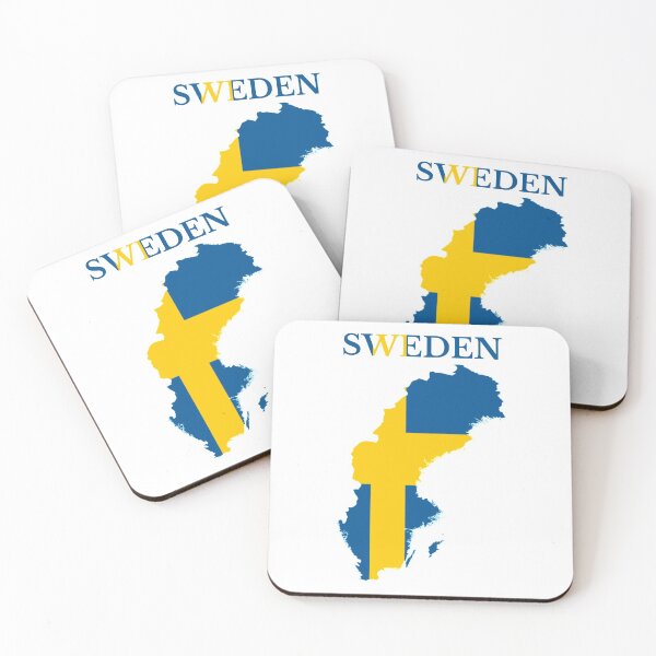 Item preview, Sweden Flag Map designed and sold by marosharaf.